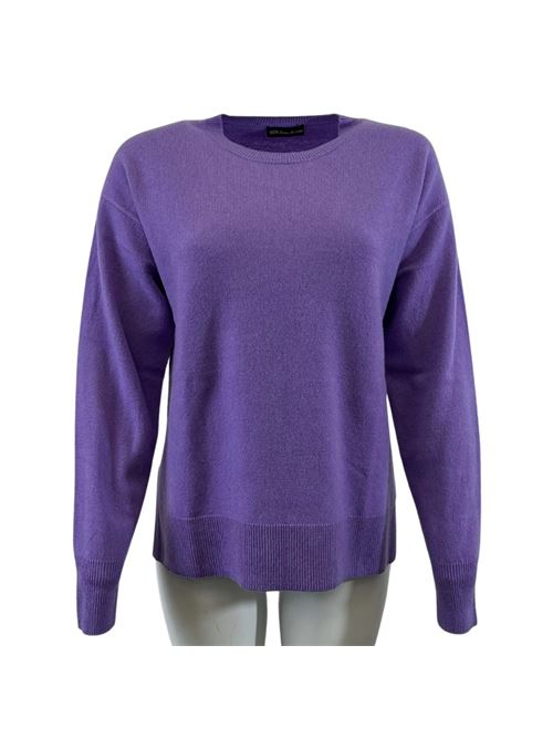 MAGLIA DONNA VIOLA A GIROCOLLO ESSENTIEL STUDIO | LMD012VIOLA
